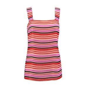 Darling Cabi # 3448 "Banded Cami Top" Striped Sleeveless Lined Top/Blouse SZ XSM